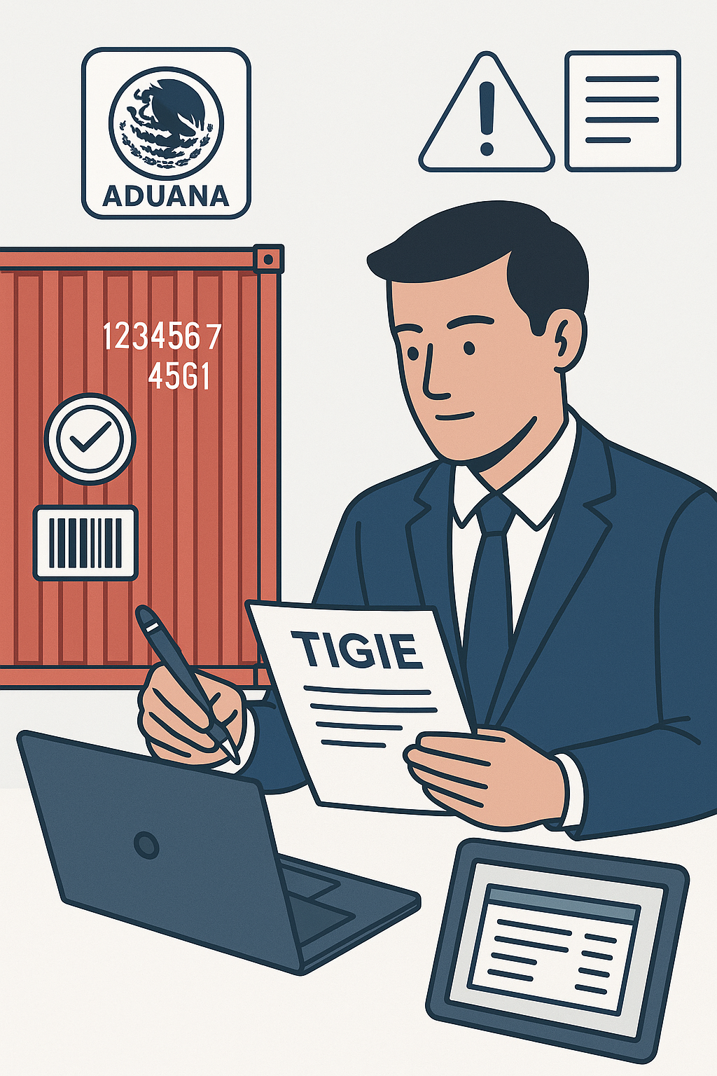 Customs Compliance Illustration