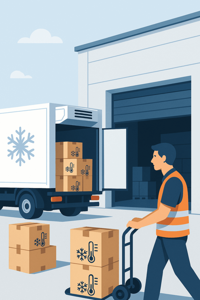 Transporte especializado para importaciones en cadena de frío con control de temperatura