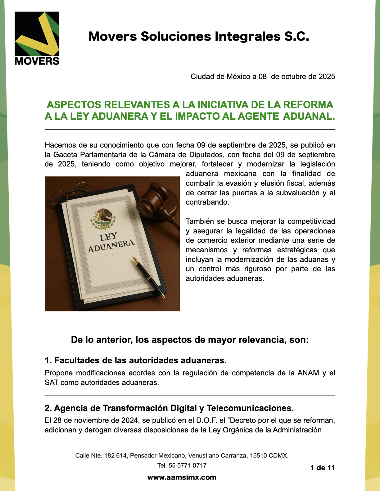 reforma-ley-aduanera-impacto-agentes-aduanales-2025