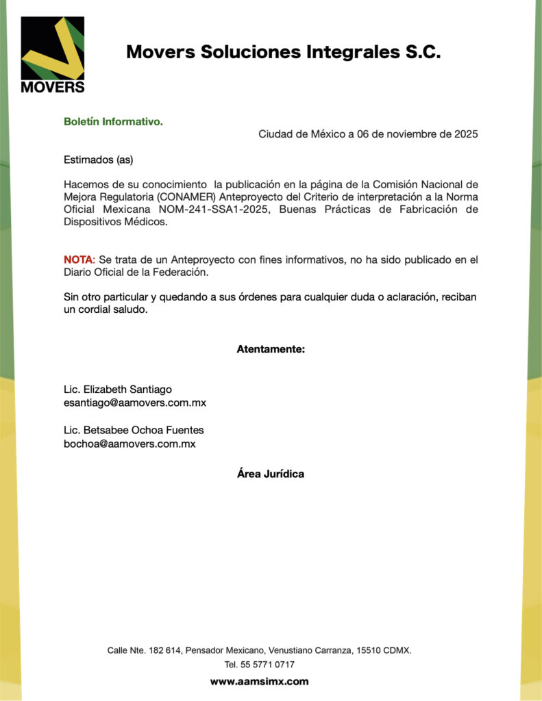 anteproyecto-conamer-criterio-interpretacion-nom-241-ssa1-2025