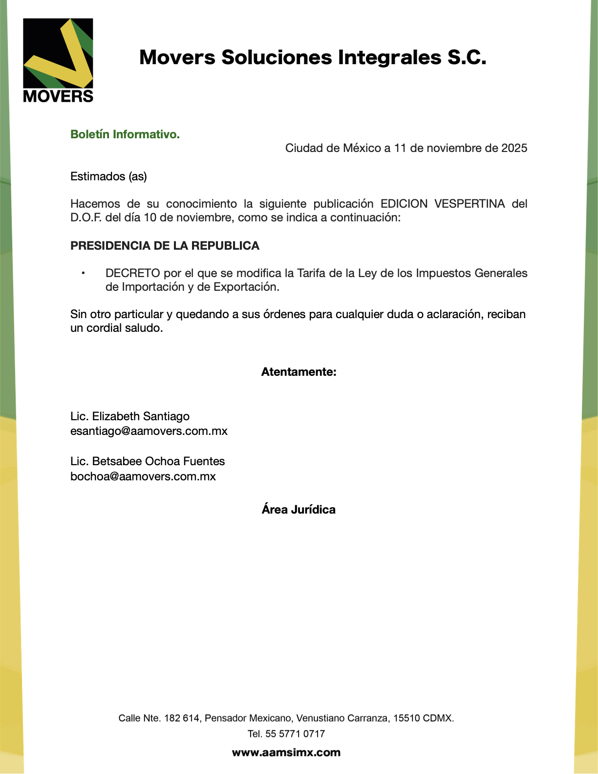 decreto-modificacion-tarifa-ligie-noviembre-2025