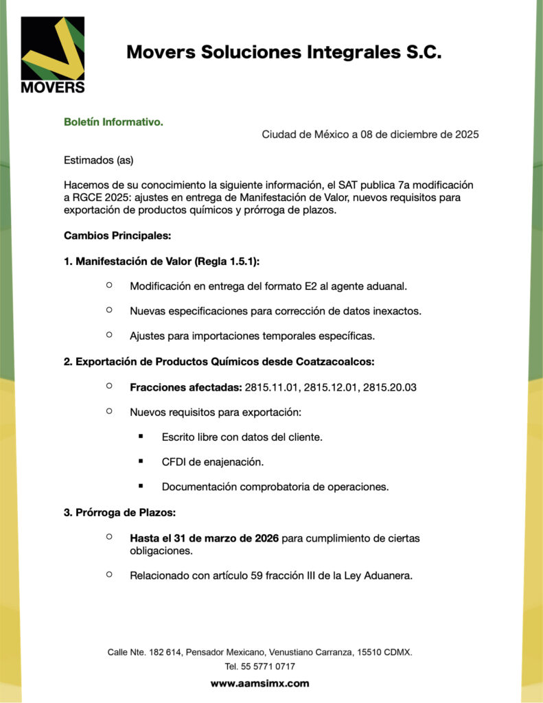 septima-modificacion-rgce-2025-manifestacion-valor-exportacion