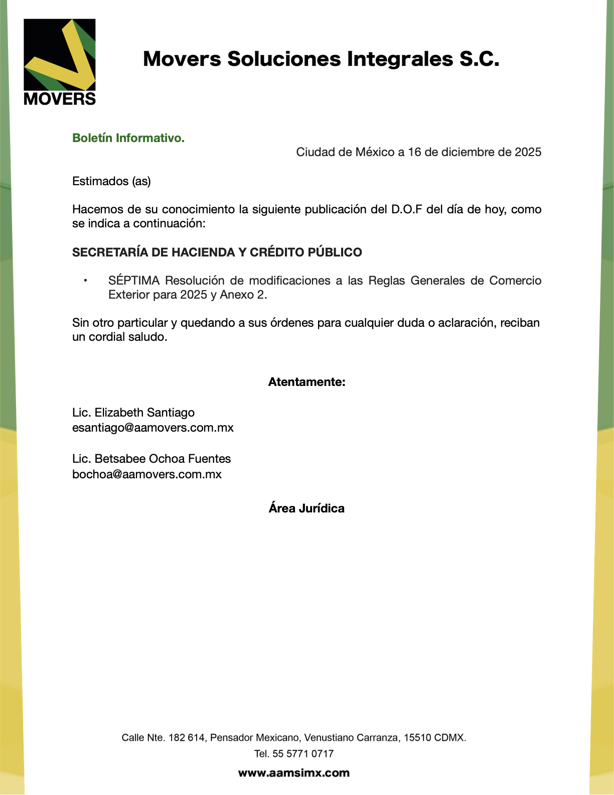 7a Modificación RGCE 2025 y Anexo 2