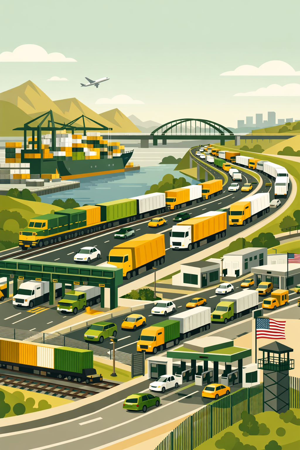 infraestructura logística en México y riesgos operativos por nearshoring