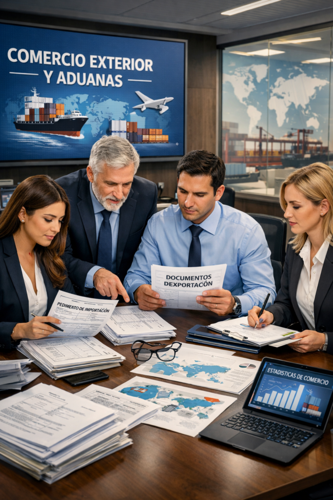 auditorías en comercio exterior y revisión documental preventiva.