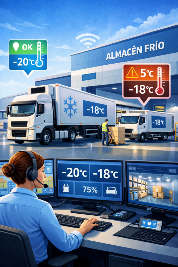 cadena fría en comercio exterior y control de temperatura en aduanas