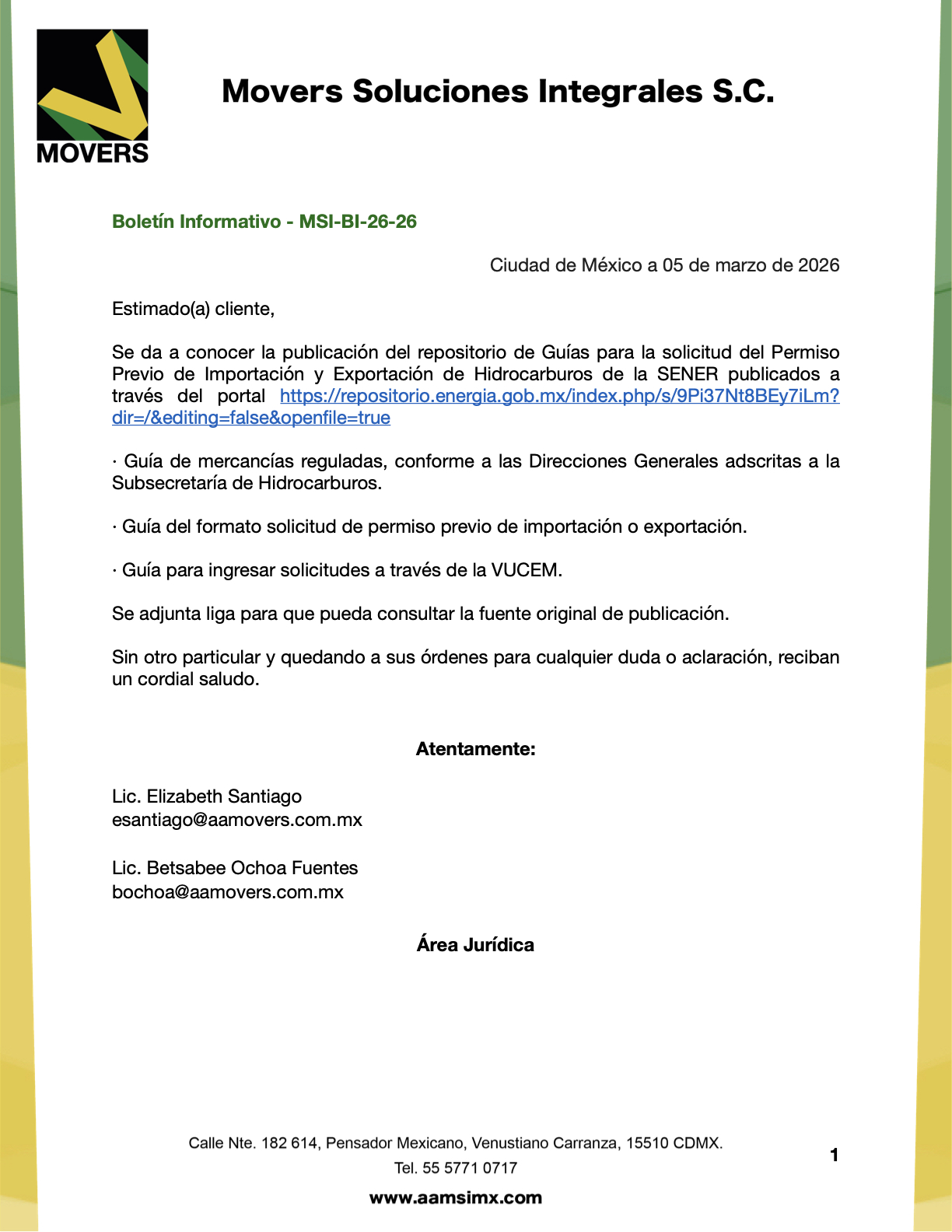 guias permiso previo hidrocarburos SENER