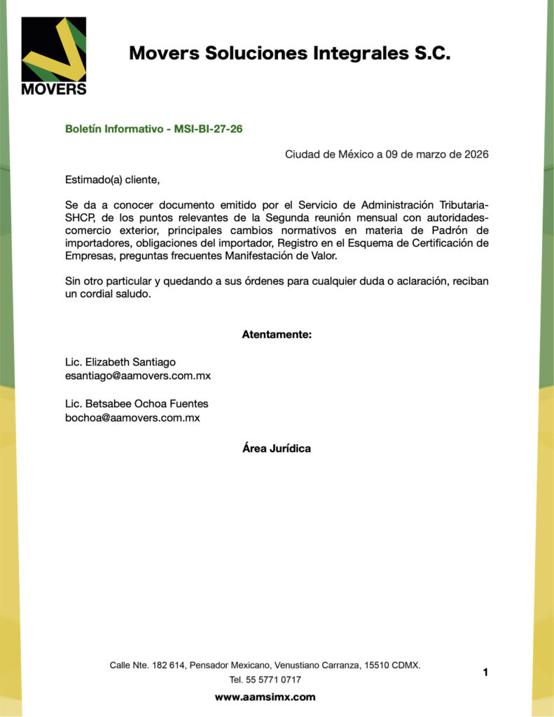 reunión autoridades comercio exterior febrero 2026