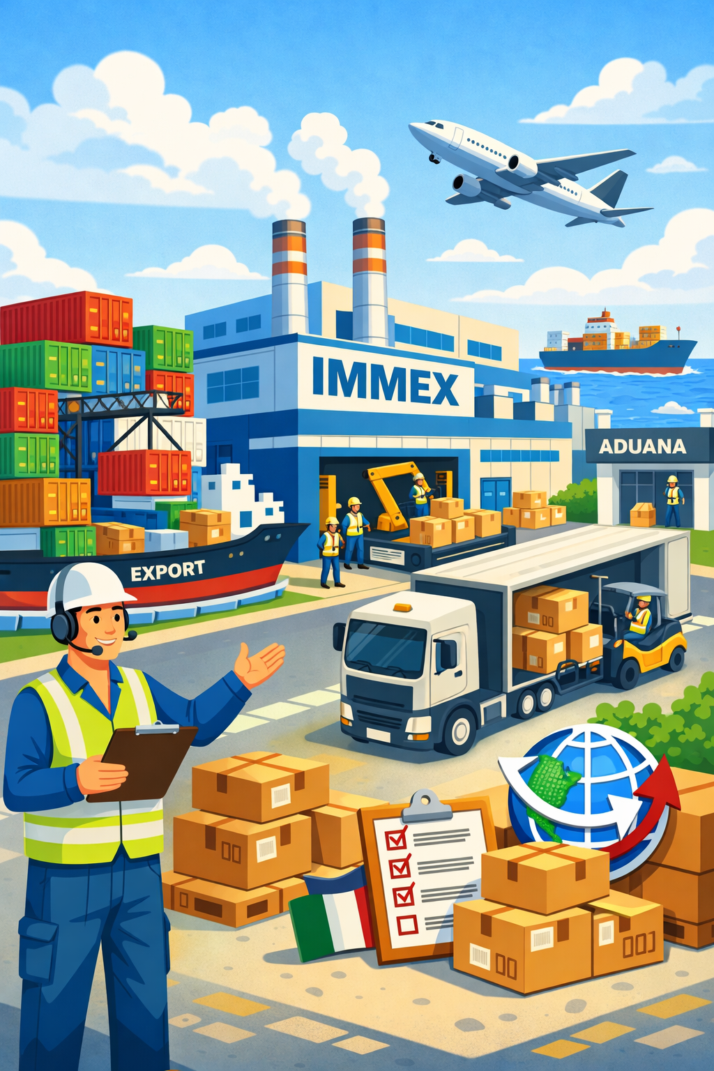 programa IMMEX en México y operaciones de exportación industrial