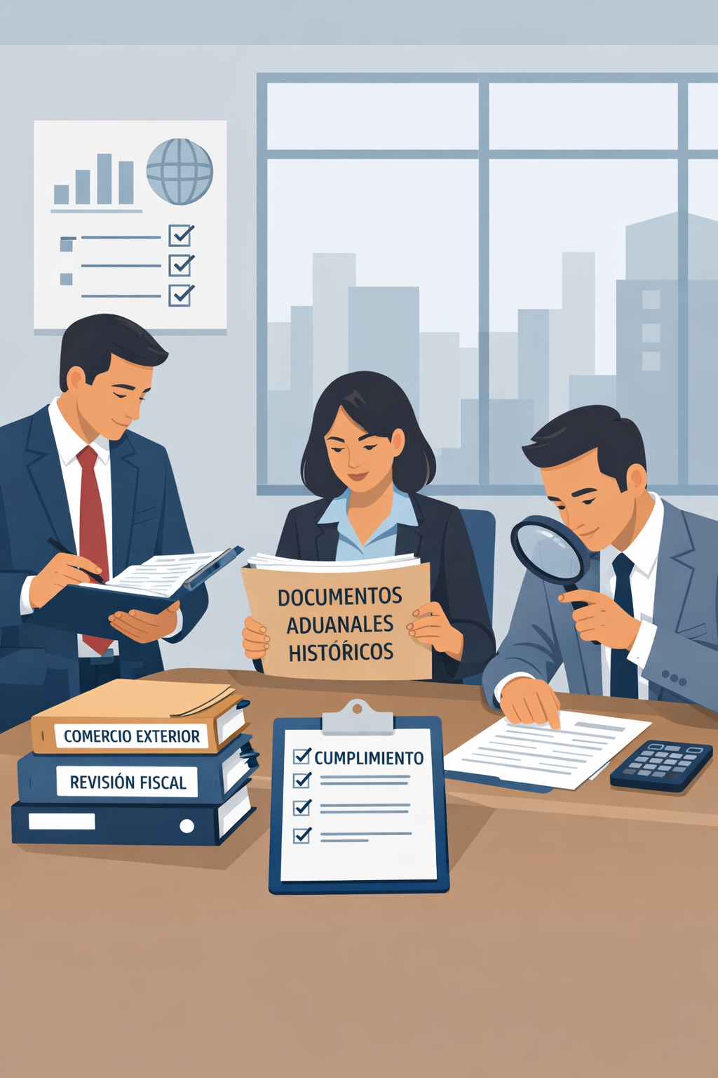 revisión posterior aduanera y análisis de operaciones históricas de comercio exterior