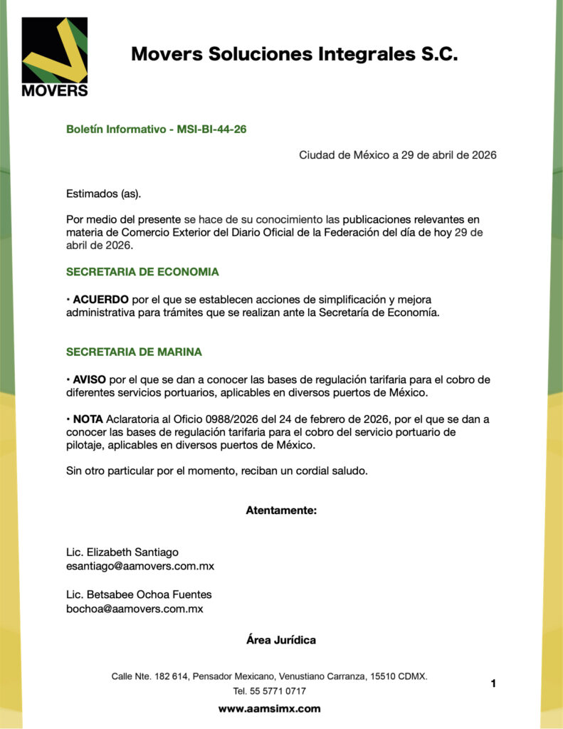 simplificación administrativa trámites Secretaría de Economía 2026