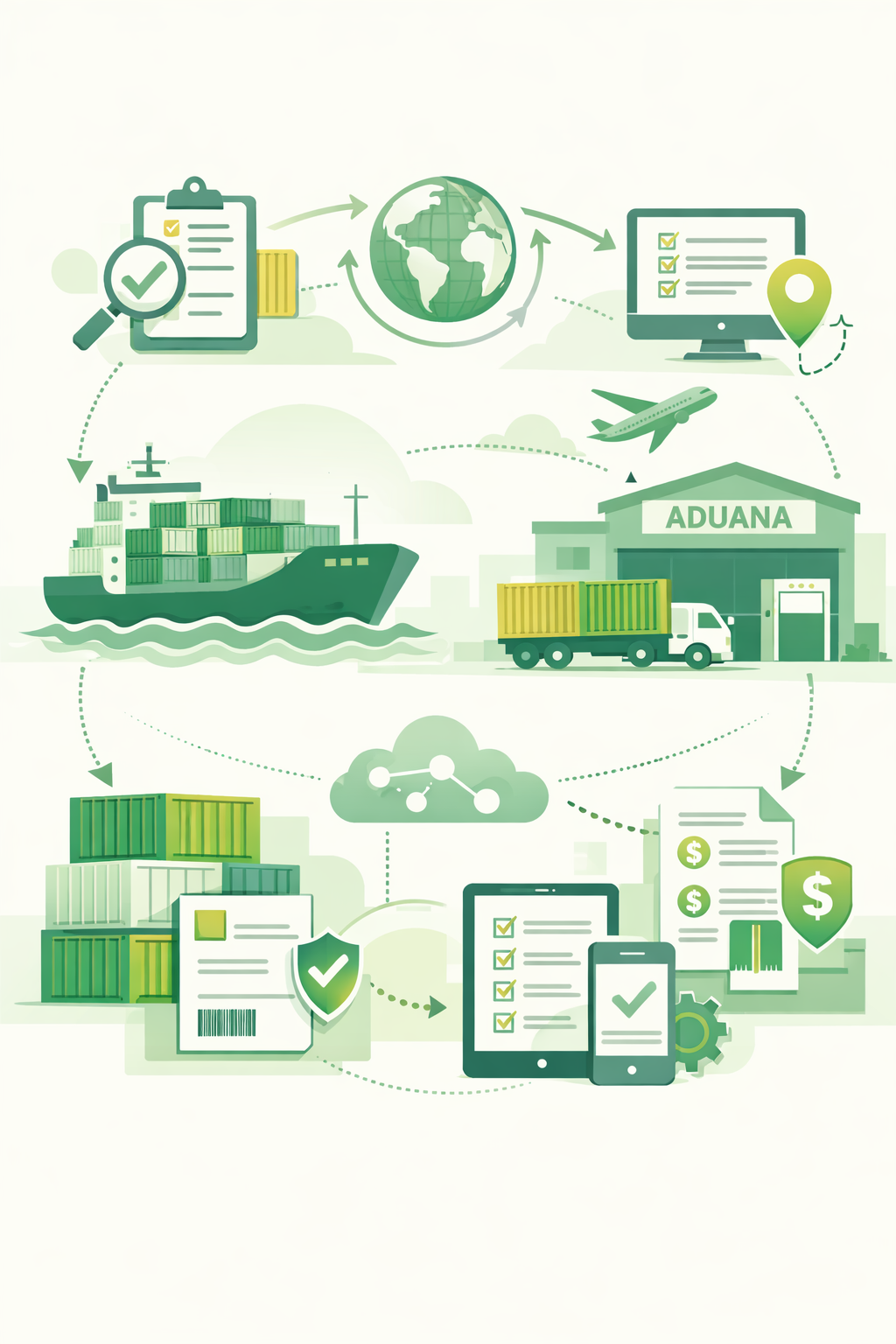 integración logística y aduanal en operaciones de comercio exterior