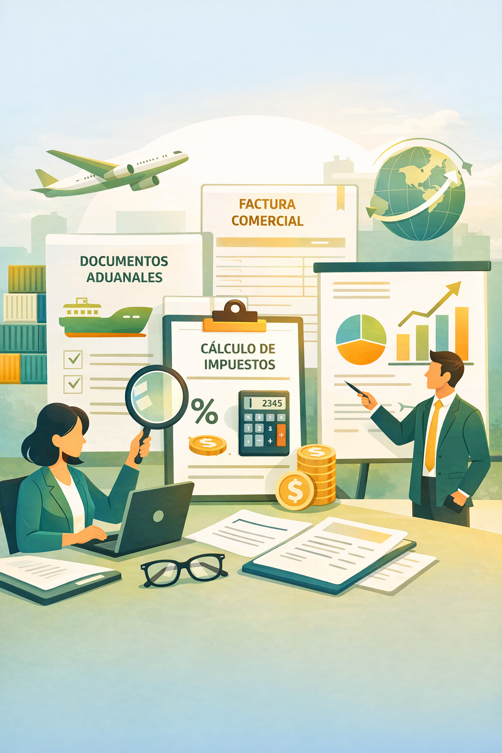 valor en aduana y cálculo de impuestos en comercio exterior
