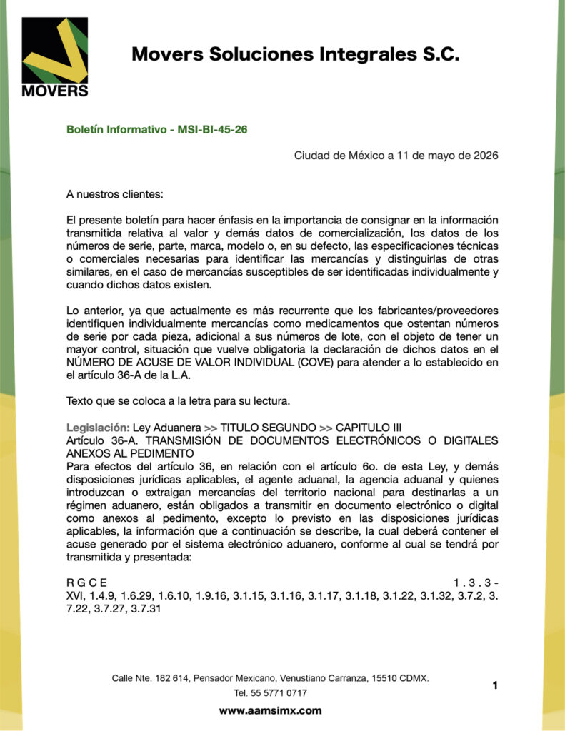 DOF 29/04/26: Simplificación de trámites SE y nuevas tarifas portuarias