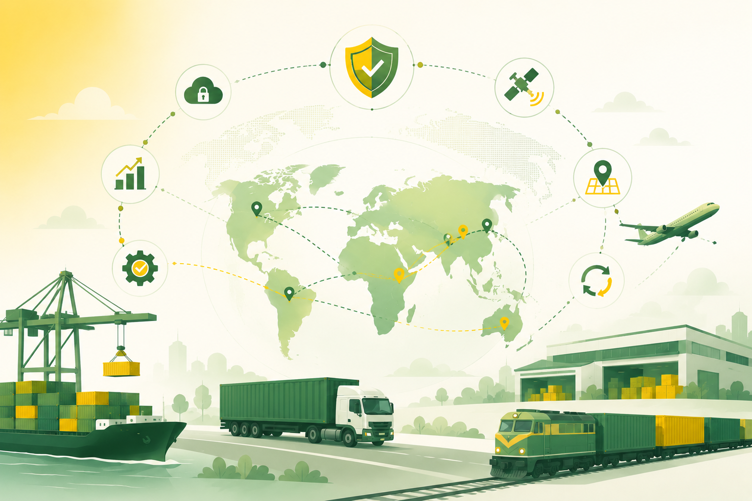 Resiliencia en la cadena de suministro y continuidad operativa en logística internacional
