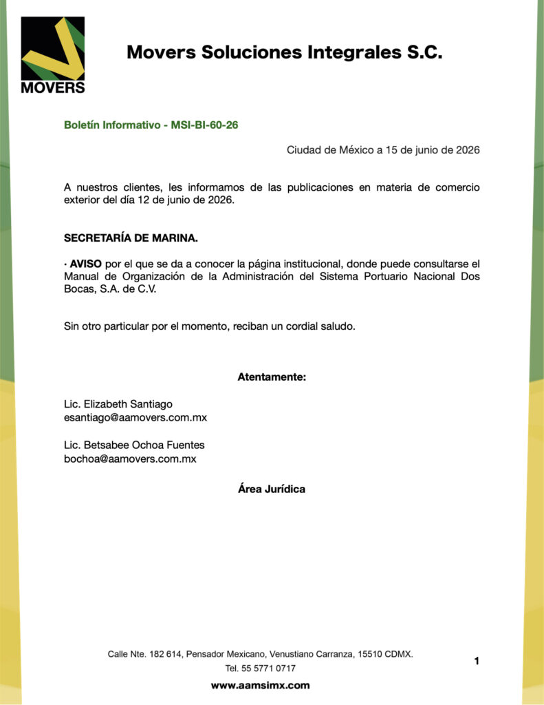 Manual de Organización Puerto Dos Bocas