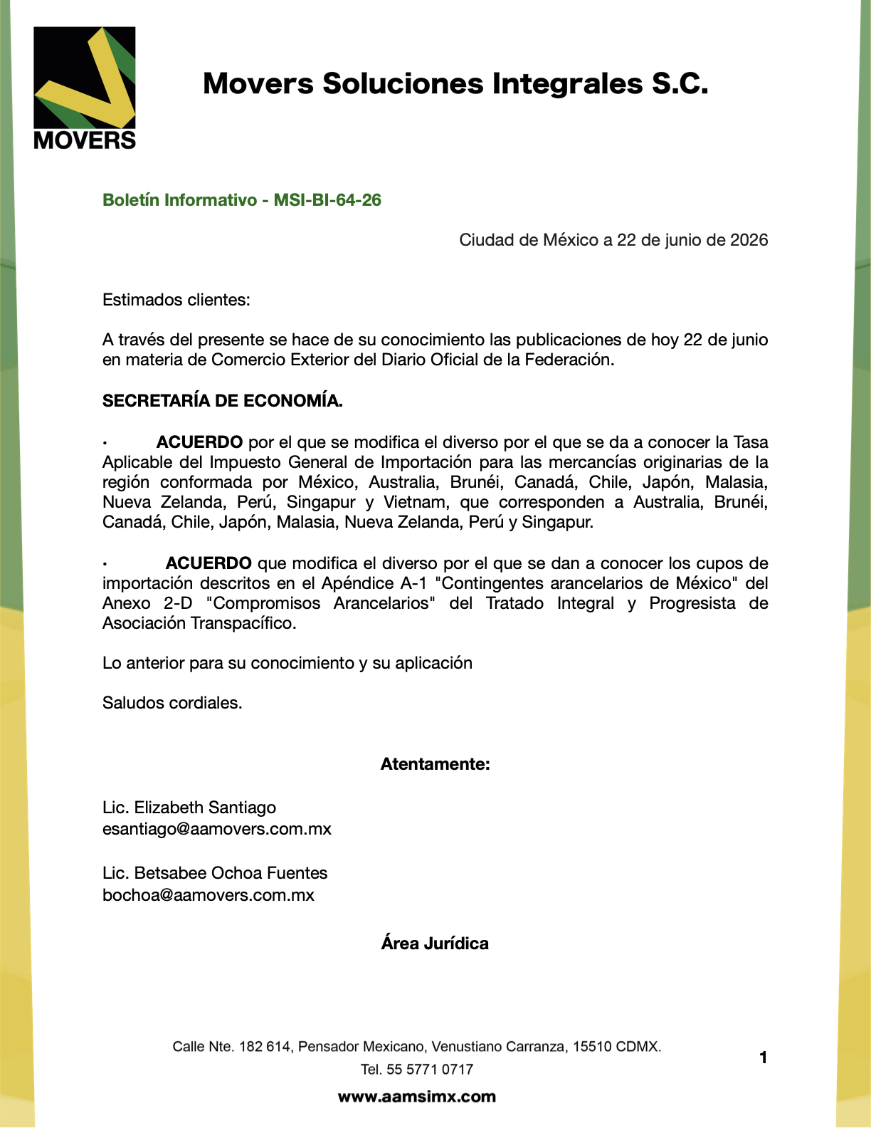 Tratado Transpacífico Reino Unido México 2026