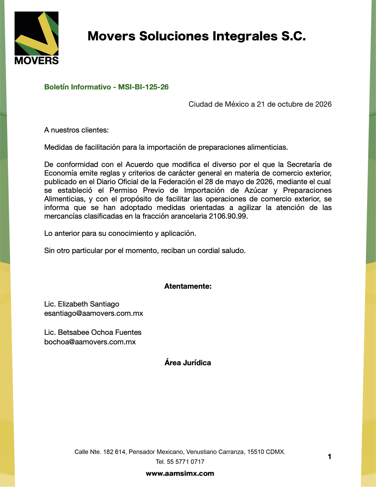 Facilitación Permiso Previo Azúcar 2106.90.99 | SNICE